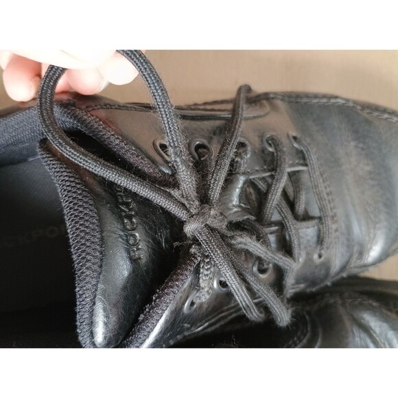 Rockport Ridgefield Eureka Men's Size 10 US Black Leather Walking Shoes - Picture 7 of 8
